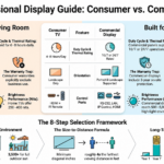 Consumer TVs vs. Commercial Displays: A Buyer’s Guide for Businesses