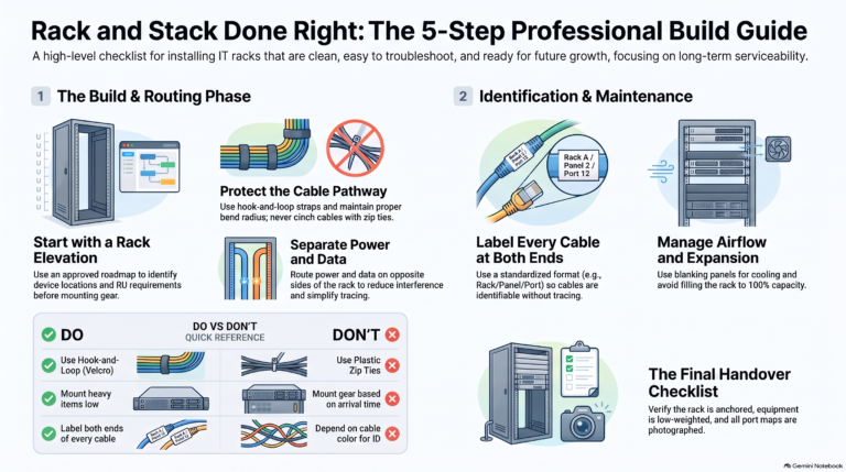 Beyond a Neat Rack: Why Professional Cable Management Matters